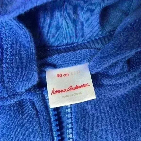 Hanna Andersson terry cloth hoodie jacket - Picture 2 of 4